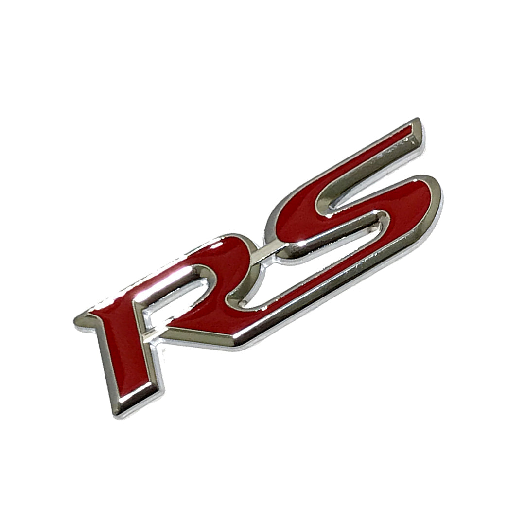 Car Universal Mono Metal Material Rs Logo Red 01 Pc/Pack Small Size Poly Bag Pack (China)