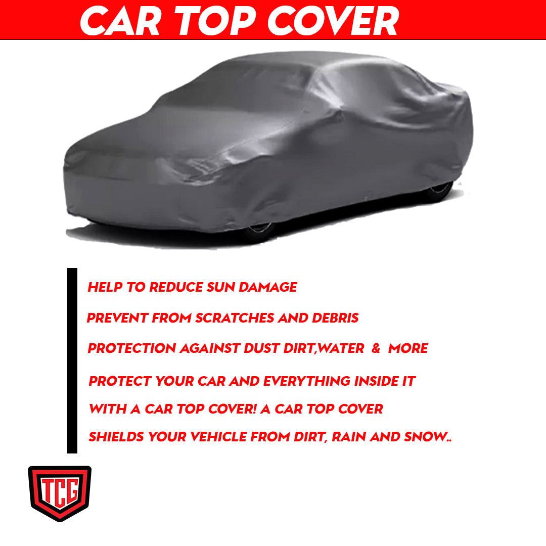 Car Anti-Scratch / Dust Proof / All Weather Proof Top Cover Pvc Material Honda City 2005-2007 Grey Zipper Bag Pack Vp (China)