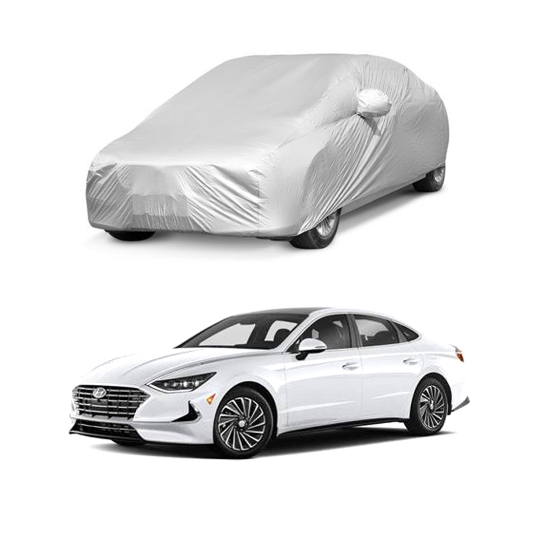 Car Anti-Scratch / Dust Proof / All Weather Proof Top Cover Microfiber Material Hyundai Sonata 2021 Mix Colours Bag Pack Vp (Pakistan)