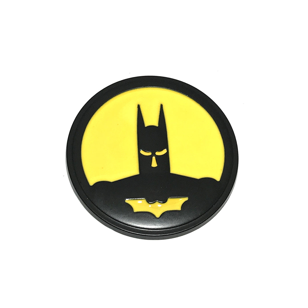 Buy Car Universal Mono Metal Material Batman Logo Black/Yellow 01