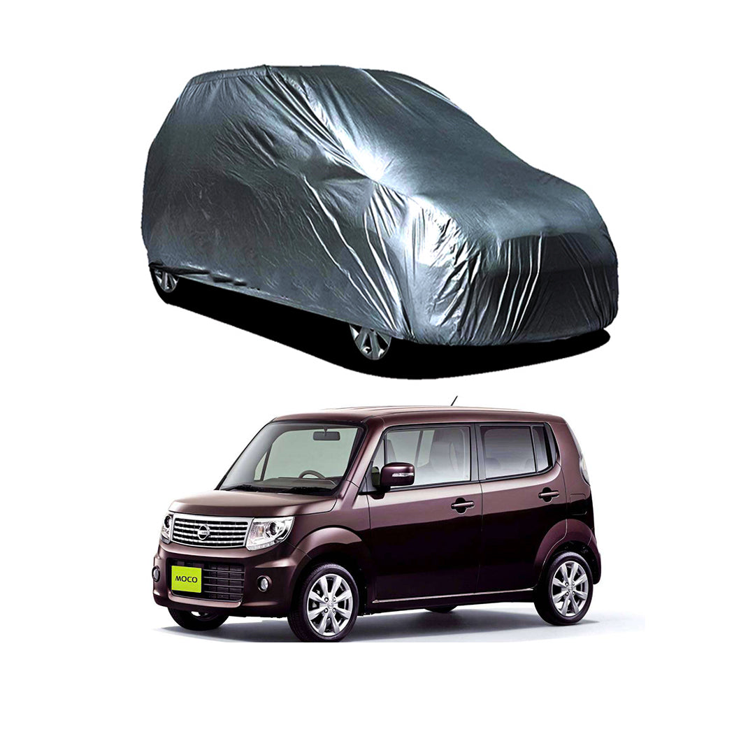 Car Anti-Scratch / Dust Proof / All Weather Proof Top Cover Microfiber Material Nissan Moco 2011-2018 Mix Colours Bag Pack | V P (Pakistan)