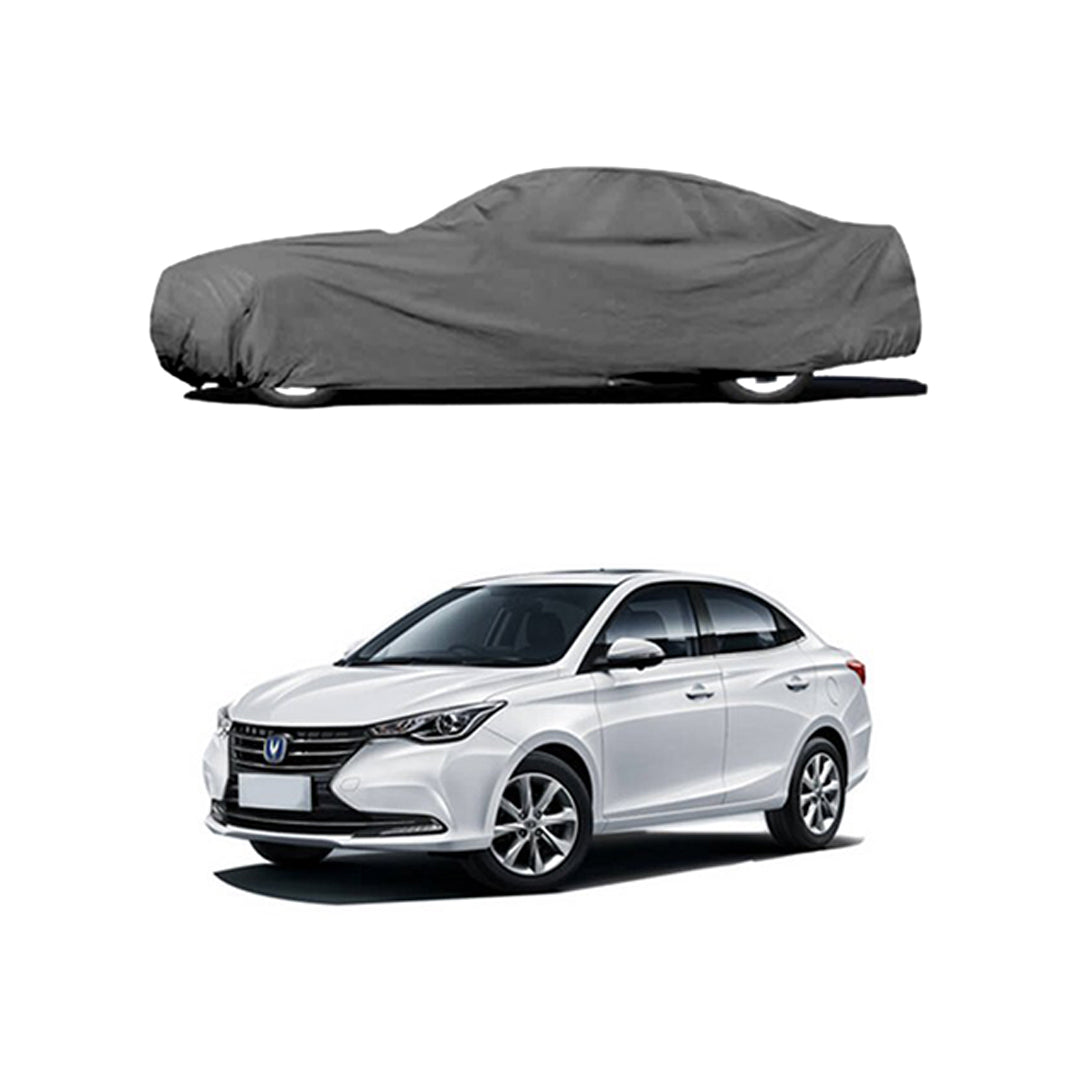 Car Anti-Scratch / Dust Proof / All Weather Proof Top Cover Rubber Coated Material Changan Alsvin 2021 Mix Colours Zipper Bag Pack | V P (Pakistan)