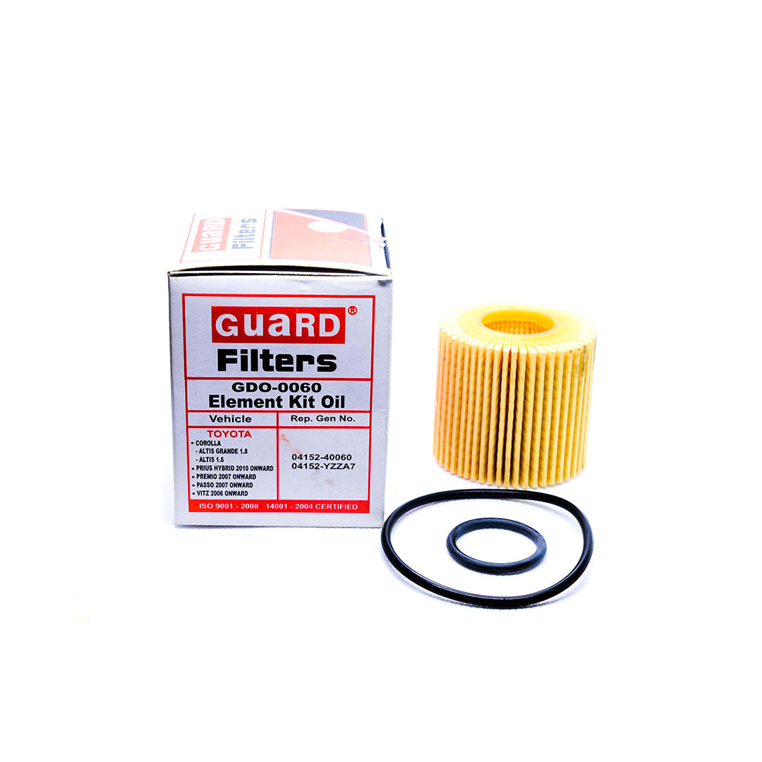 Automotive Oil Filter Guard Genuine Element Type Toyota Prius 2009-2014 Hybrid Engine 1500Cc Colour Box Pack | V P Gdo-0060 (Pakistan)