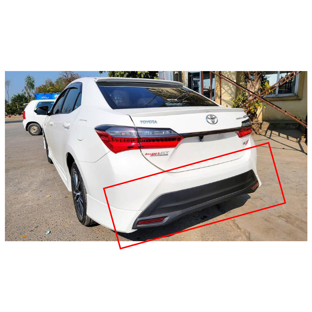 Face Up Lift X Corolla / Camry Style Toyota Corolla 2018 Abs Material Front + Back Sides Without Drl Covers Not Painted 14 Pcs/Set (China)