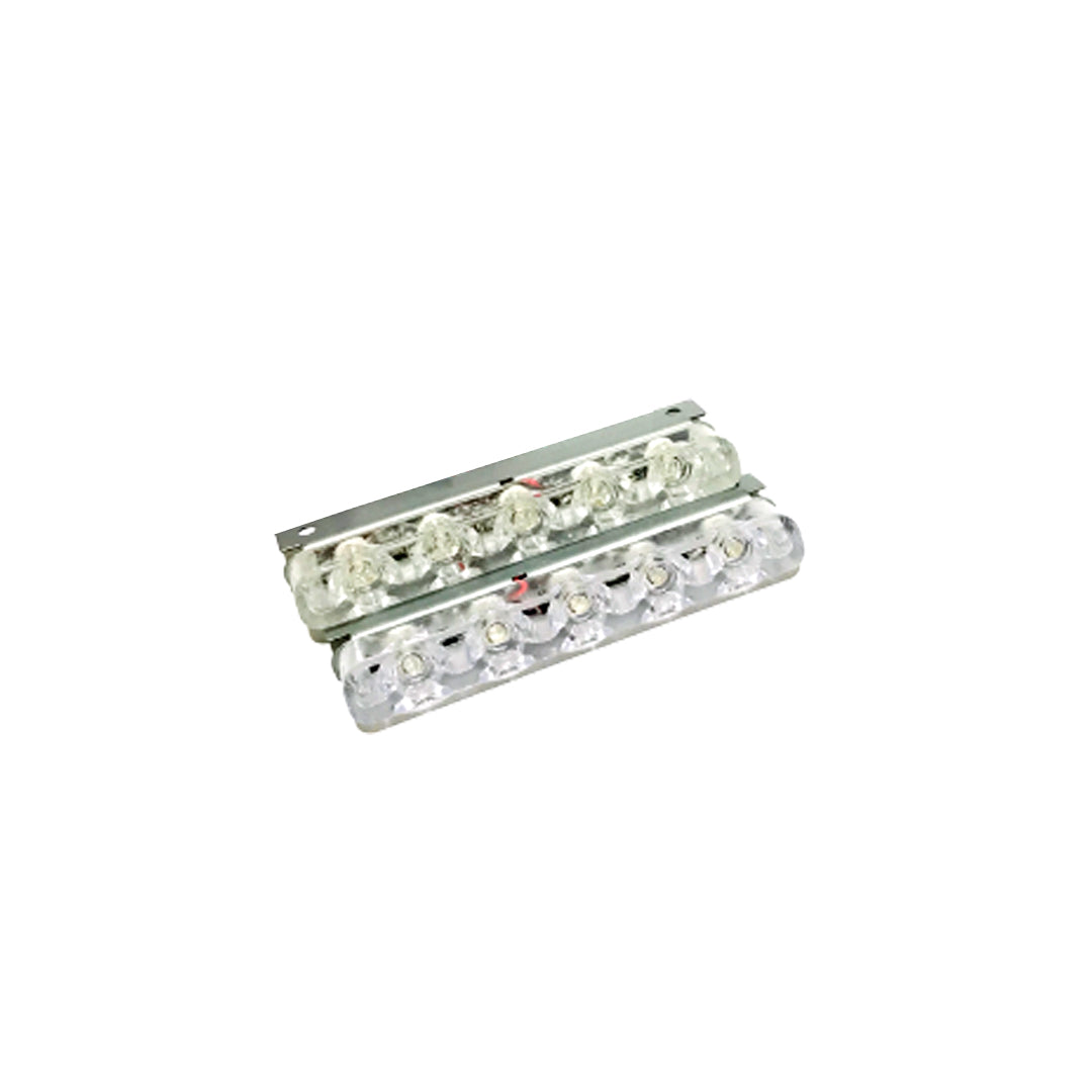 Car Exterior Led Grill Light Red/Blue 02 Pcs/Set Blister Pack 02 Pcs/Pack Fy-2123 (China)