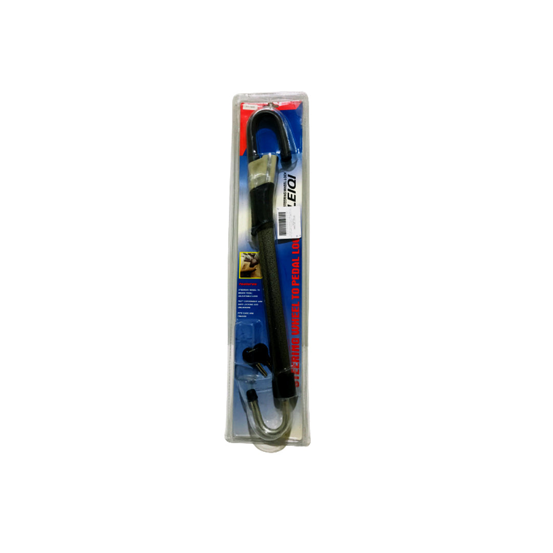 Universal Car Anti Theft | Security Lock Steering To Brake Type Simple Key Grey Blister Pack Fy-7905 (China)
