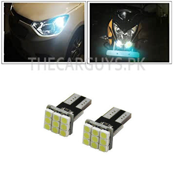 Car Exterior Led T10 Fish Bulb White 02 Pcs/Set Blister Pack 02 Pcs/Pack Fy-113 (China)
