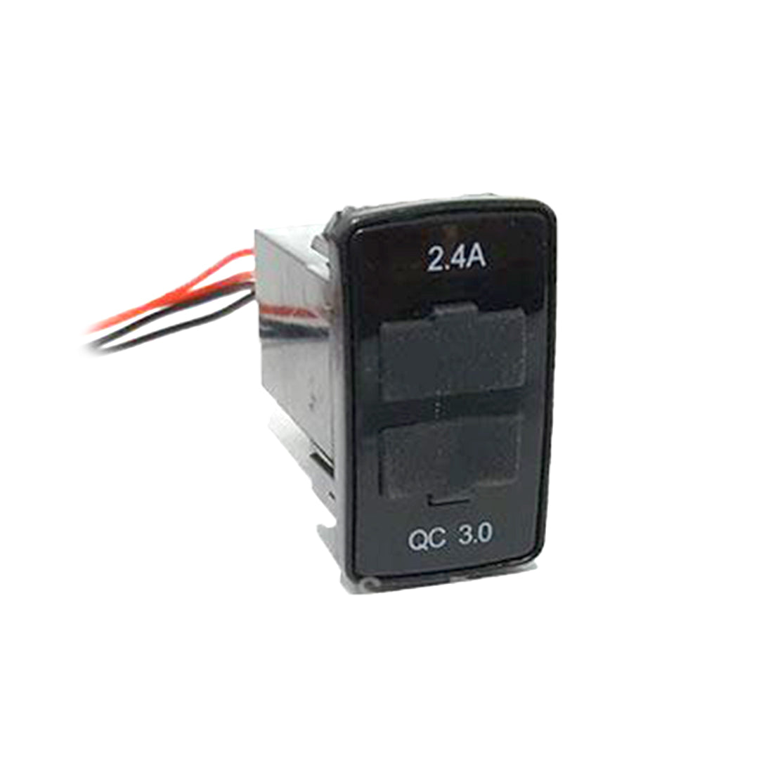 Car Mobile Usb Socket Rectangle Shape Honda Fitting Black Blister Pack Fy-2067 (China)
