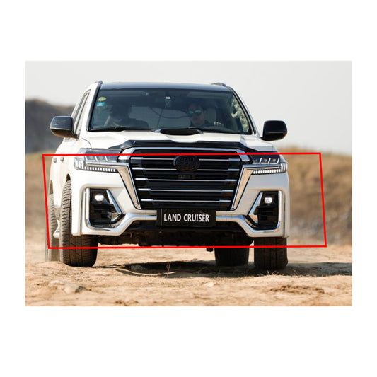 Face Up Lift Navigator Style  Toyota From Landcruiser 2016 Plastic Material Front + Back Sides With Led With Drl Covers Not Painted 14 Pcs/Set (China)