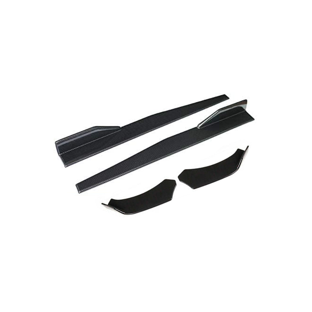Car Side Skirts / Panels Hyundai Sonata 2021 Oem Design Plastic Material 04 Pcs/Set Carbon Fiber Fy-7500 (China)