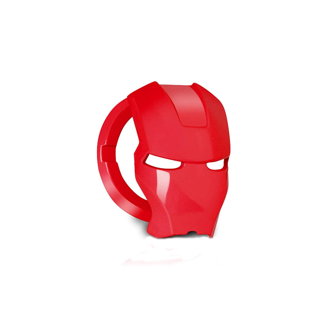Car Engine Push Start Button Trim / Cover Alloy Housing Iron Man Red Universal Fitting No Logo Pvc Bag Pack (China)