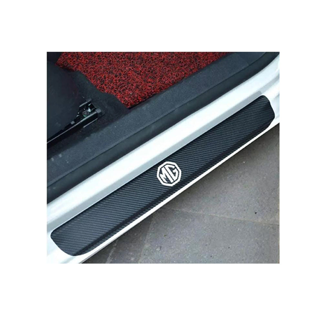 Car Door Sill Anti-Scratch/Protective Tape Large Size Carbon Fiber Carbon 3D Cf 04 Pcs/Pack Morris Garages