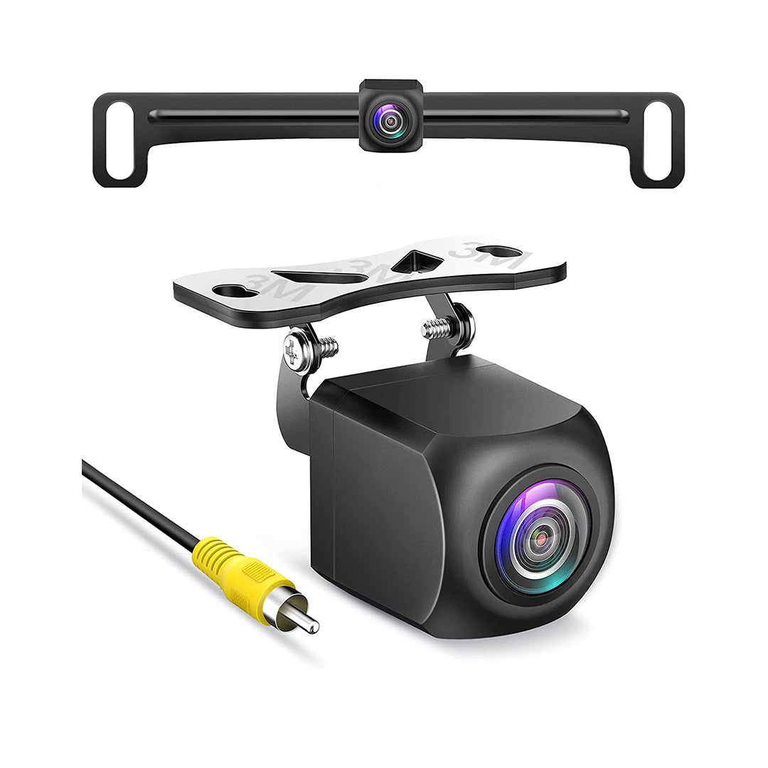 Car Parking Camera Delta A/L Trunk Fitting Universal/Adjustable Fitting Nv Colour/Hd/Guide Lines M/G/L Plastic Housing Black Housing 12V Colour Box Pack (China)