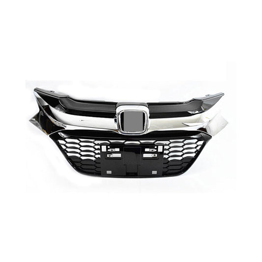 Front Grill Upper/Sports Type Modulo Design Honda Vezel 2015 With Logo 02 Pcs/Set  Gloss Black/Chrome (China)