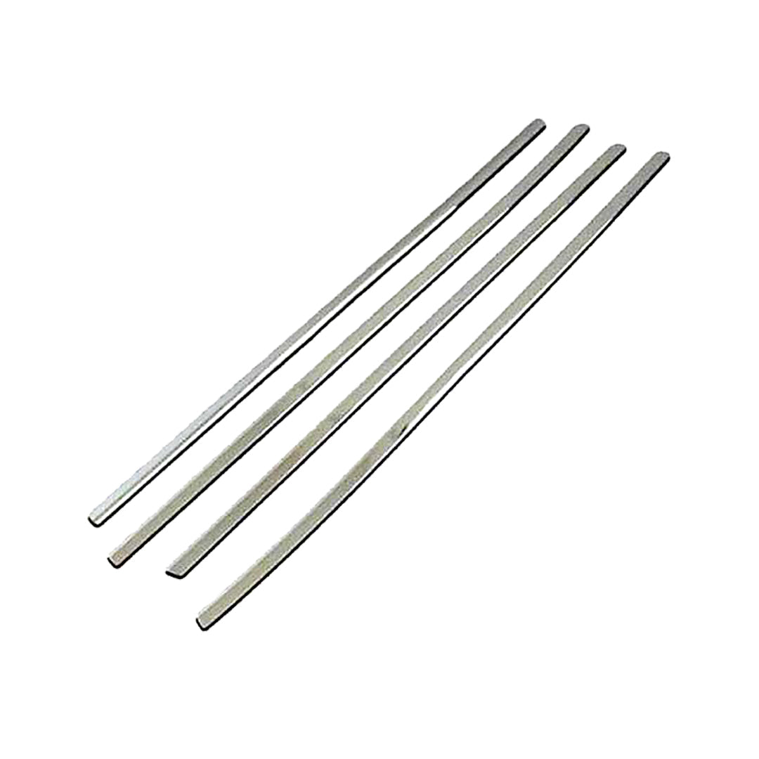 Chrome Weather Strips Tape Type Fitting Suzuki Wagon-R 2018 04 Pcs/Set