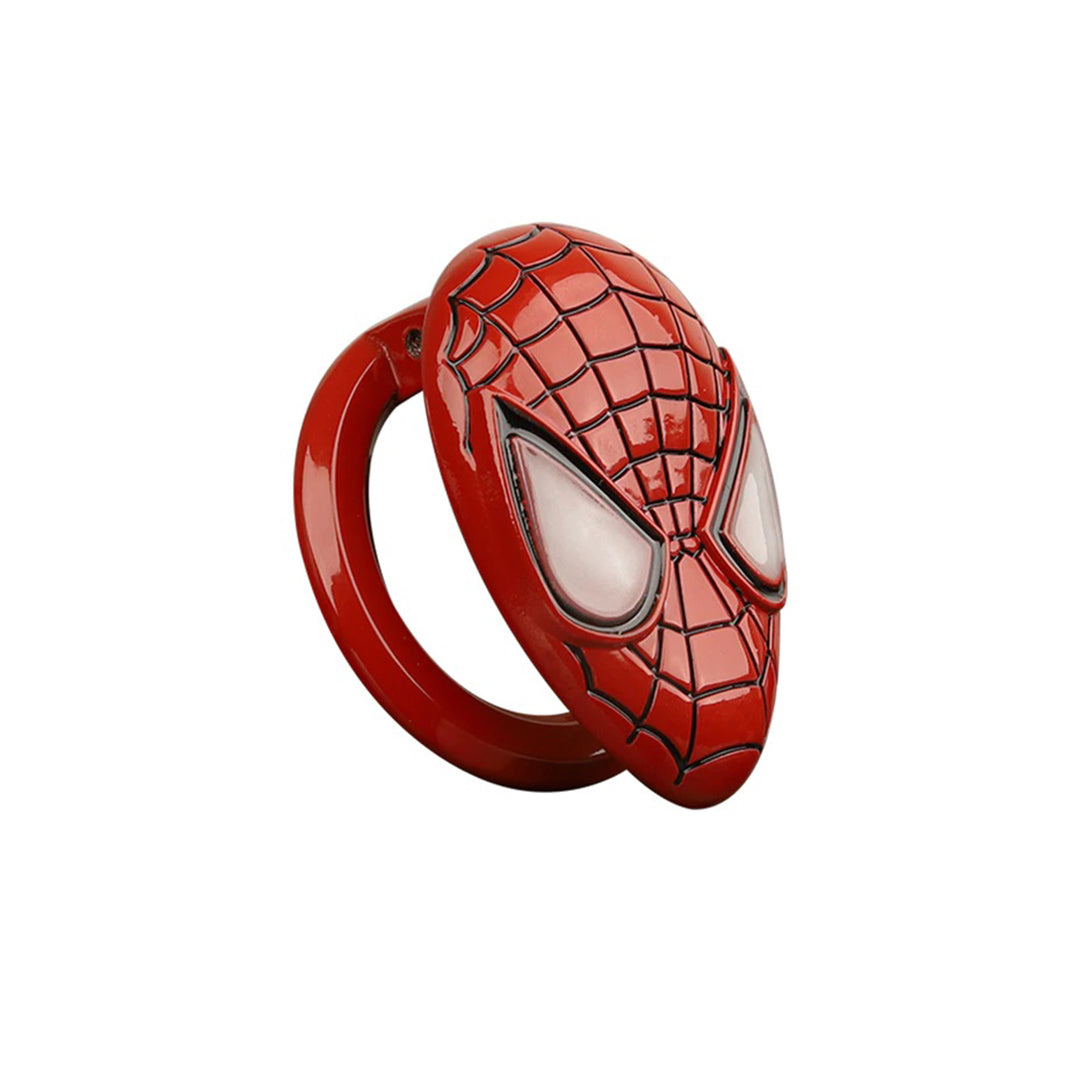 Car Engine Push Start Button Trim / Cover Plastic Housing Spiderman Design Red Universal Fitting No Logo Pvc Bag Pack (China)