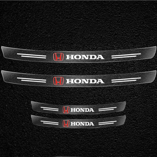 Car Door Sill Anti-Scratch/Protective Tape  Large Size  Clear (China) 04 Pcs/Pack Ppf-Tph Honda Logo