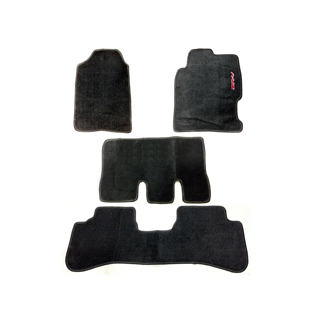 Car Floor Mat Supreme Carpet Material Oem Fitting Honda Brv 2018 04 Pcs/Set Black Poly Bag Pack (China)