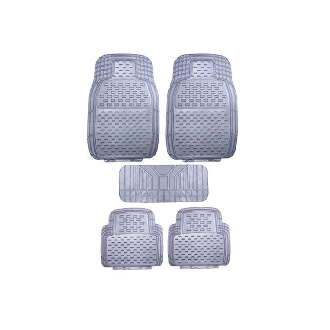 Car Floor Mat Pvc Material Universal Fitting Standard Quality Grey Pvc 05 Pcs/Set Poly Bag Pack Yamshiro Ys-704 (China)