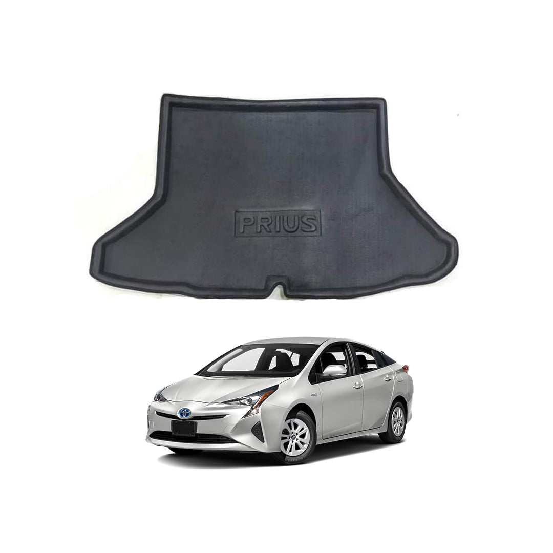 Car Trunk Mat Pvc Material Toyota Prius 2006-2009 Black Prius Logo 01 Pc/Set (China)
