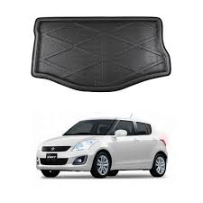 Car Trunk Mat Eva Material Suzuki Swift 2018 Black Swift Logo 01 Pc/Set (China)