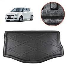 Car Trunk Mat Eva Material  Suzuki Swift 2018 Black  Swift Logo  01 Pc/Set (China)