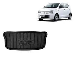 Car Trunk Mat Pvc Material Suzuki Alto 2020 Black  Alto Logo  01 Pc/Set (China)