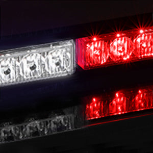Car Interior Led Dashboard Light (Police Style) Led Type Rod Style 18" 01 Pc/Set Metal Housing Box Pack Red/Blue (China) Fy-5939