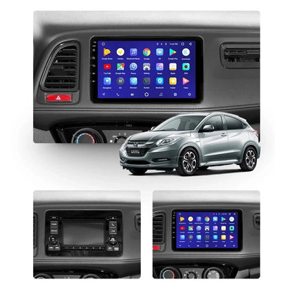 Car In Dash Touch Screen / Android Pannel / Tab Frame Only Honda Vezel 2015 9" Piano Black Panel W/Wiring (China)