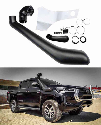 4X4 Off Road Safari Snorkel (China) Black Plastic Housing Toyota Revo 2016-2020 Square Design Th Revo Oem Fitting