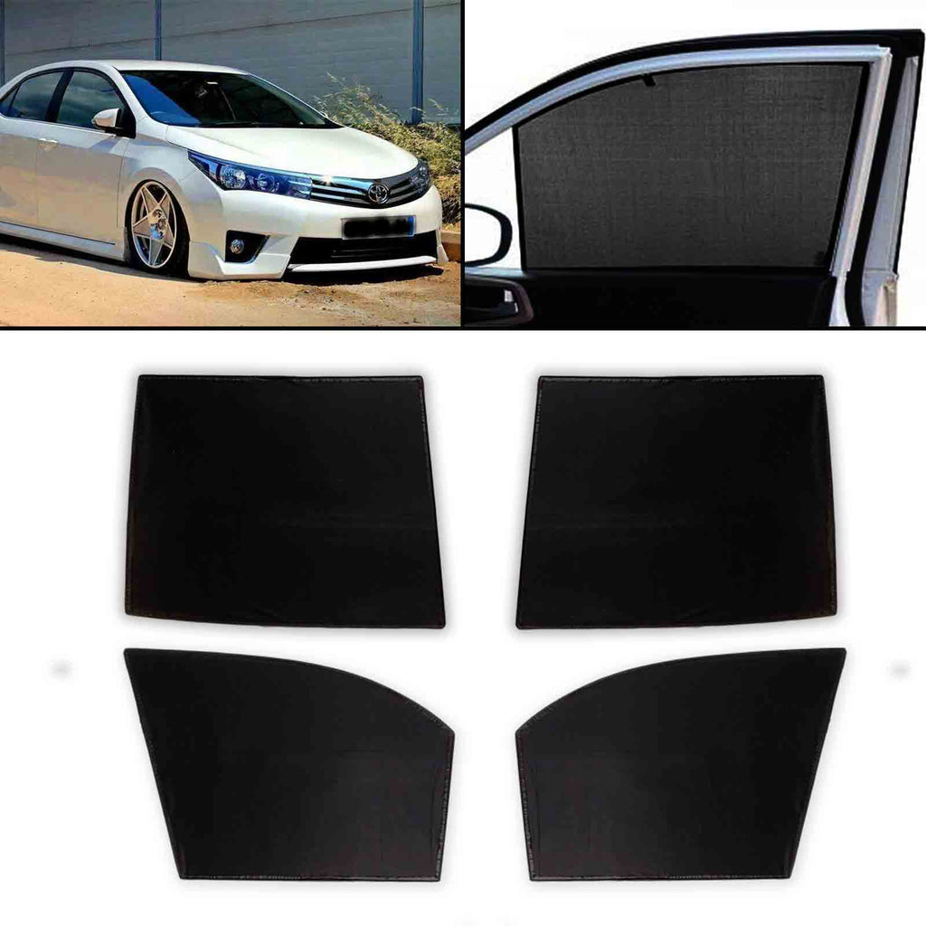 Car Curtain Side Fix Toyota Corolla 2015 Black