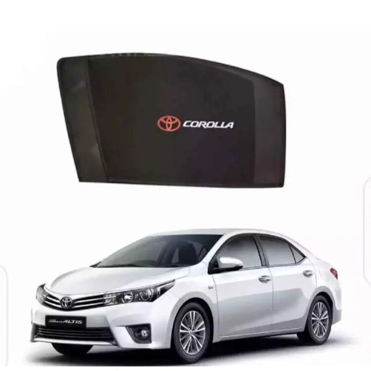 Car Curtain  Side Fix Toyota Corolla 2015   Black