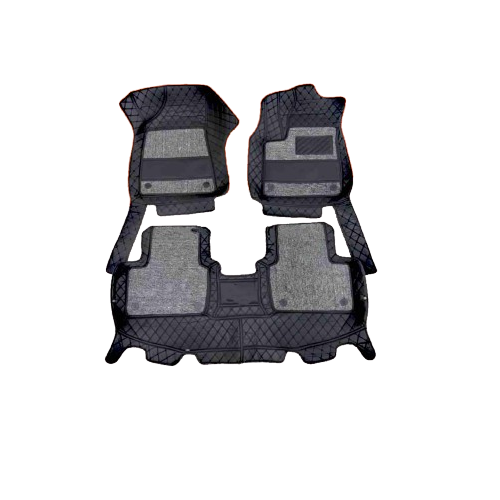 Car Floor Mat 9D H6 Haval Black Pvc Black Stitch Black Grass 03 Pcs / Set Premium Quality (China)
