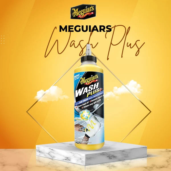 Car Shampoo Meguiars Plastic Bottle Pack 709Ml Wash Plus G25024Eu (Usa)