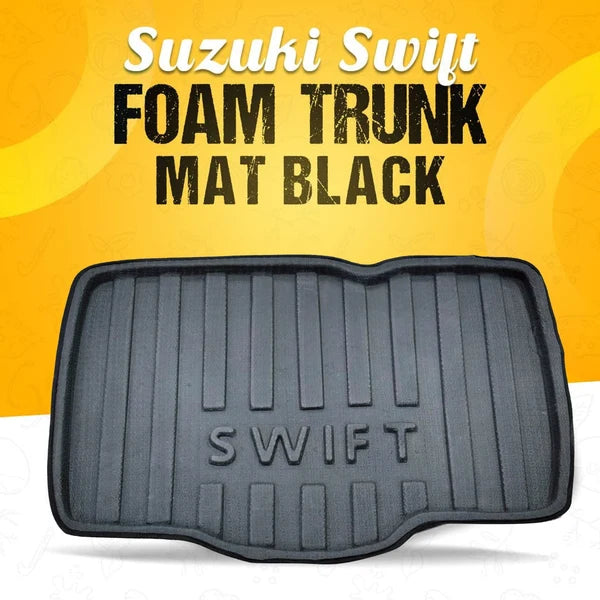 Car Trunk Mat Pvc Material Suzuki Swift 2022 Black Swift Logo 01 Pc/Set (China)
