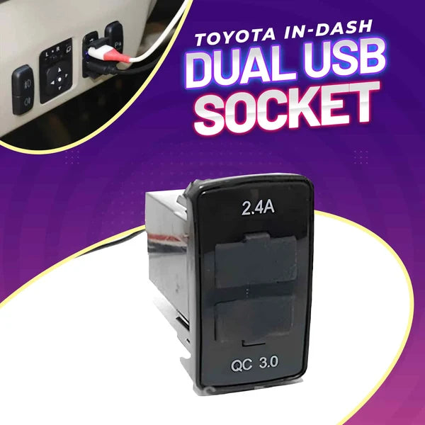 Car Mobile Usb Socket Rectangle Shape Honda Fitting Black Blister Pack Fy-2067 (China)