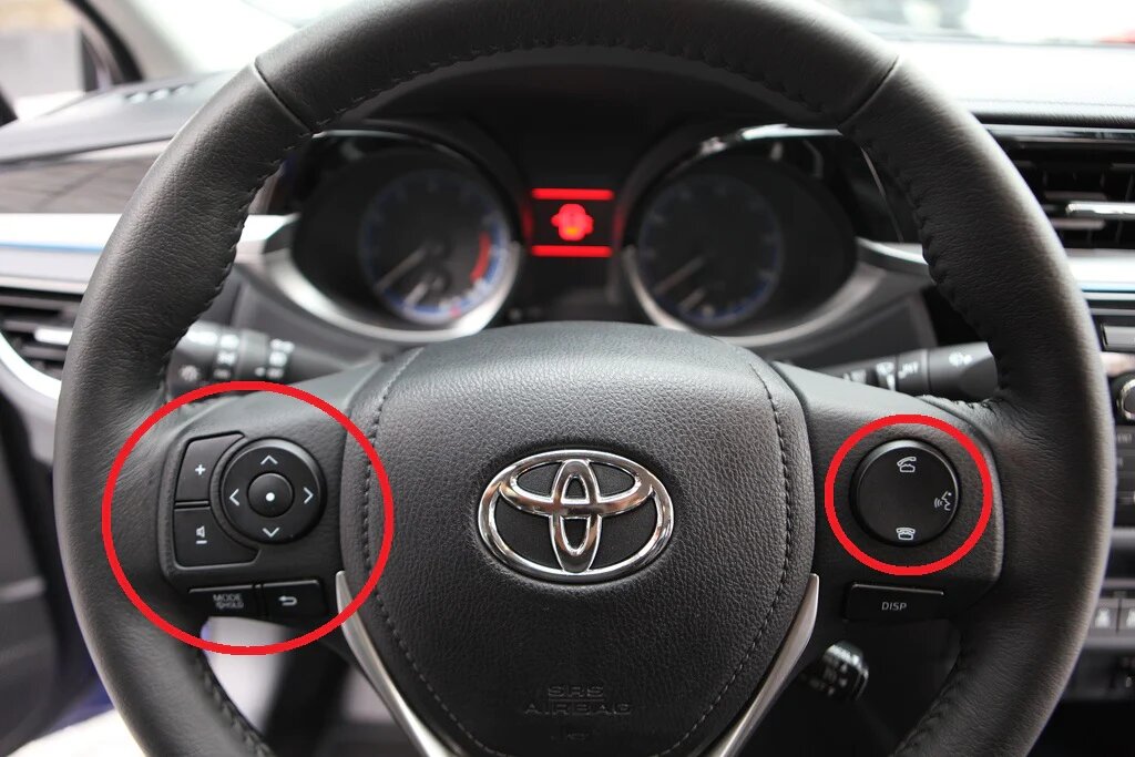Automotive Multimedia Steering Wheel Control Switches Oem Fitting Toyota Axio 2016 Black/Silver Housing 02 Pcs/Set Box Pack (China)
