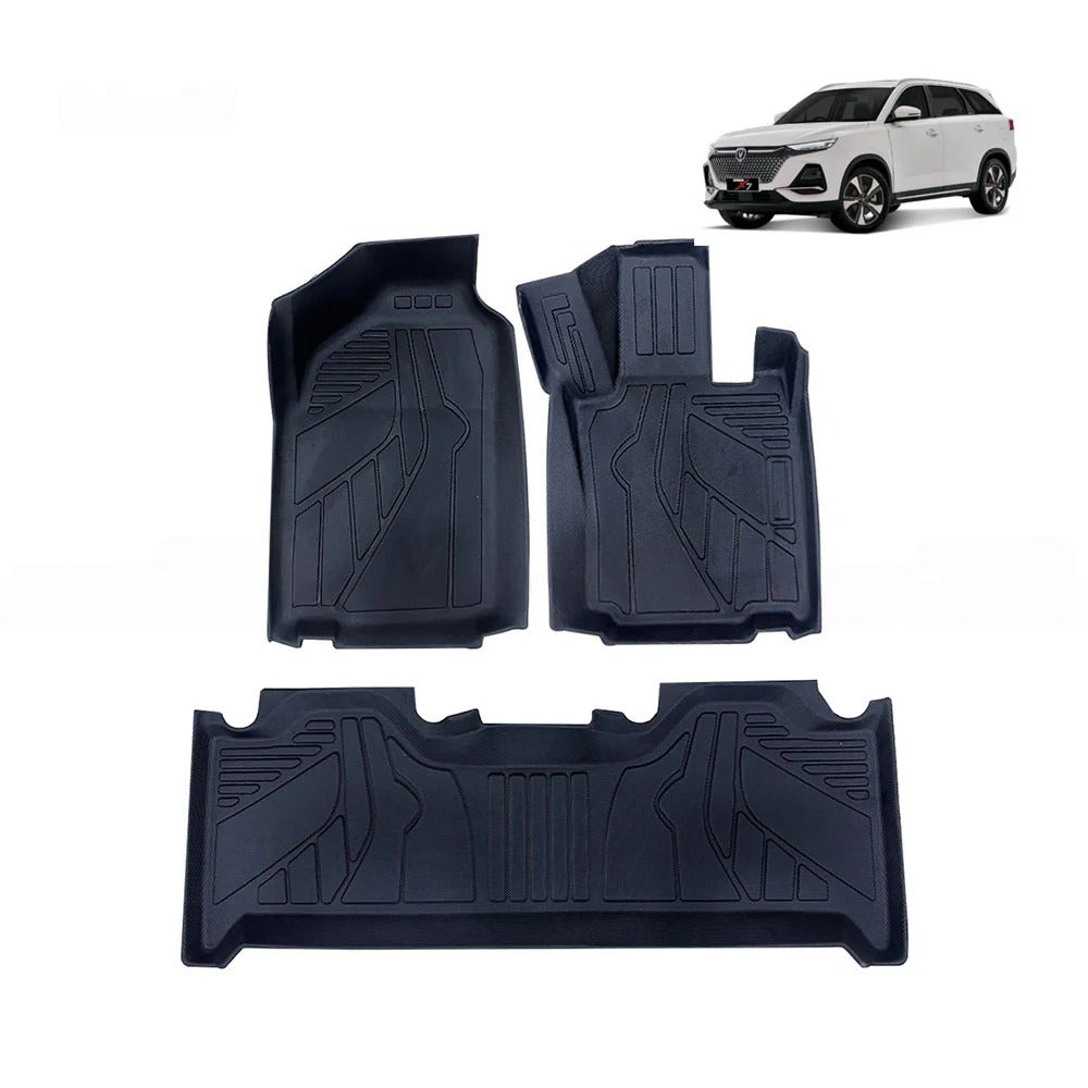 Car Floor Mat Tpe Changan Oshan X7 03 Pcs / Set Black (China)