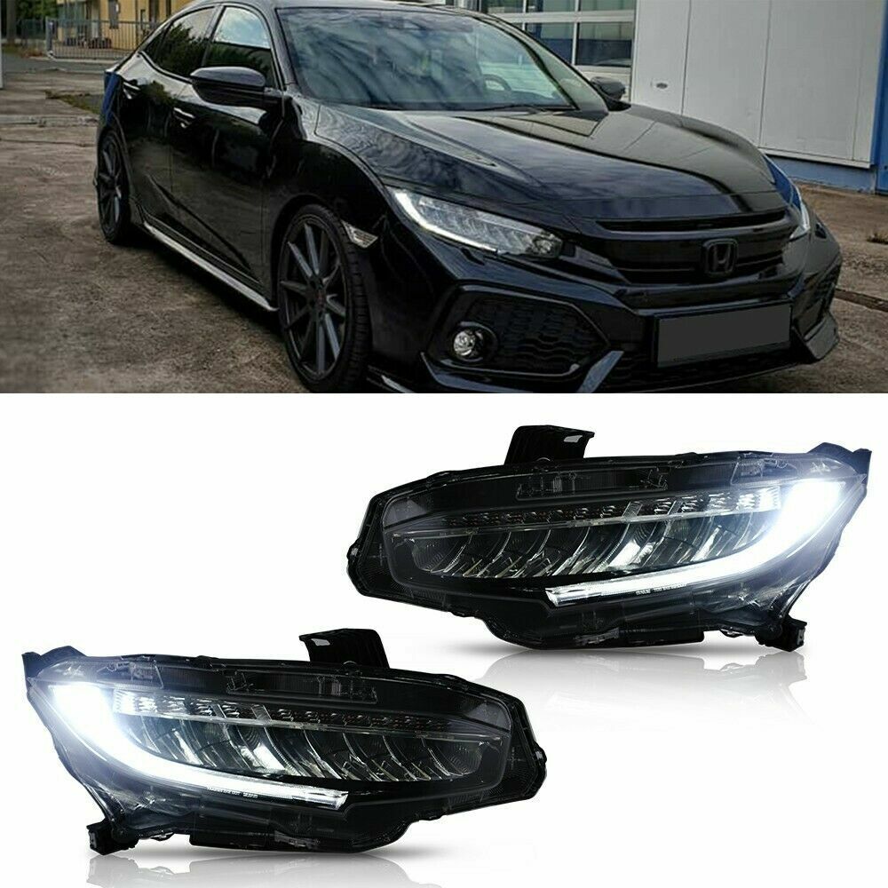 Oem Type Head Lamp Civic 2018 Honda Oem Design Clear Lens Front Right Side (Taiwan)