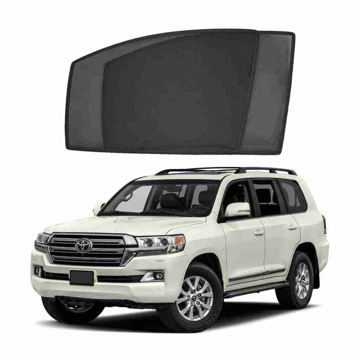 Car Curtain Side Fix Toyota From Landcruiser 2016 Black