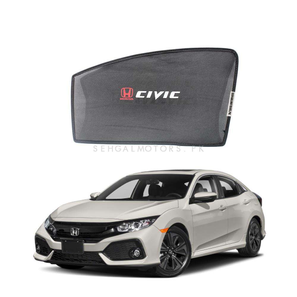 Car Curtain  Side Fix Honda Civic 2018   Black