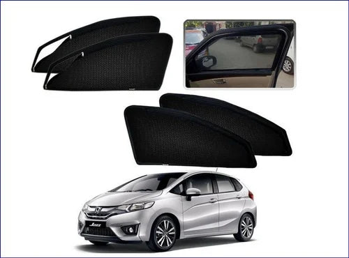 Car Curtain  Side Fix Honda Fit 2014-2018   Black