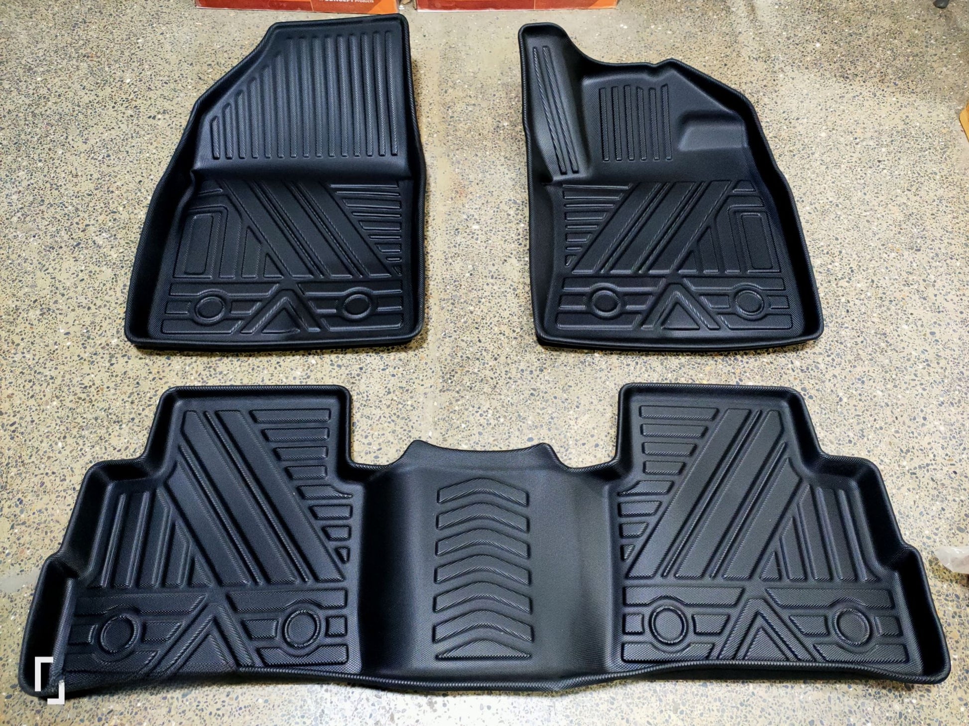 Car Floor Mat Tpe Toyota Yaris 2020 03 Pcs / Set Black (China)