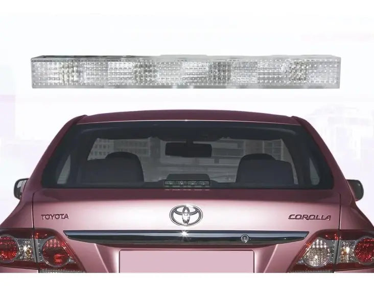 Car Third Brake Lamp Oem Fitting Toyota Corolla 2008 Rear Screen Inner Side Fitting Rectangle Shape Plastic Housing Brake Only 04 Led Red Led Colour Box Pack Jn