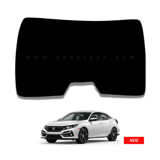 Car Curtain  Back Fix Honda Civic 2018 With Logo  Black (Pakistan)