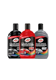 Car Body Polish Turtle Wax Cream Based Plastic Bottle Pack 500Ml Color Magic Radiant Red Wax 52711 (Usa)