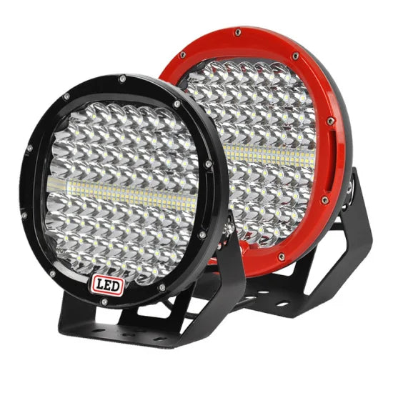 Automotive Led Work Lamp Metal Housing Round Shape 9" 32 Led 300W White Box Pack 01 Pc/Pack (China)