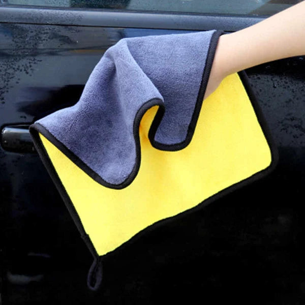 Automotive Washing / Cleaning / Polishing Cloth Microfiber Double Towel Premium Quality 40X60Cm Mix Colours 01 Pc/Pack (China)