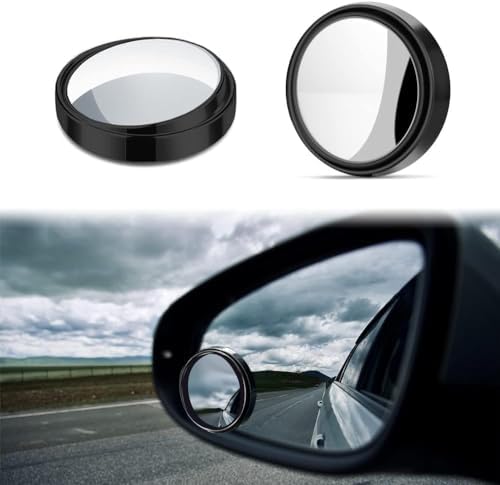 Car Blind Spot Mirror  Round Shape Full Chrome Large Size 02 Pcs/Pack Blister Pack 3" 3R-057 (China)