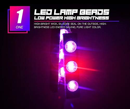 Car Interior Led Atmosphere Light (Star) Smd Type With Remote 04 Pcs/Set Silicone Housing Box Pack Rgb (China) Fy-5934